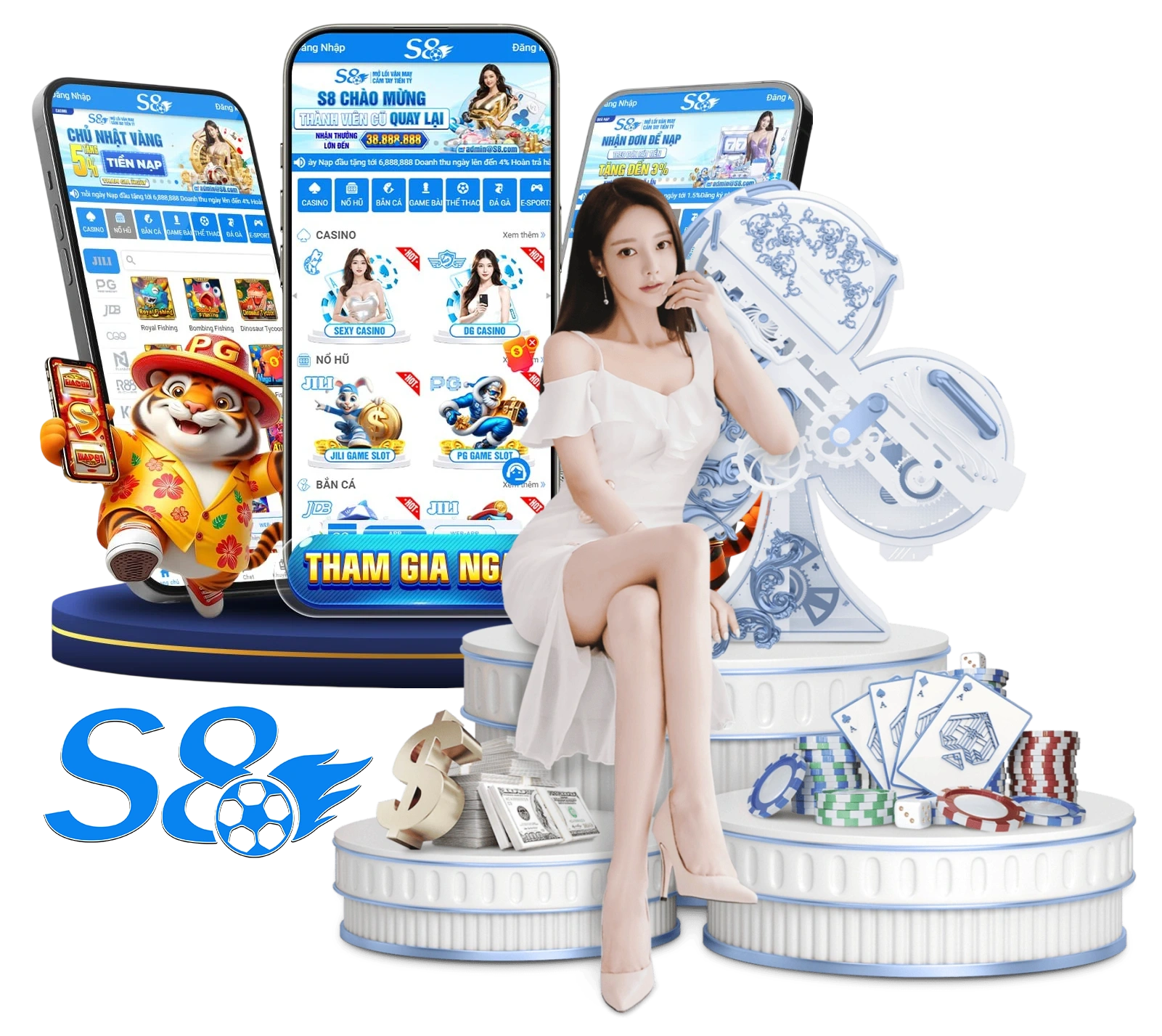 Ứng dụng S8 trên thiết bị di động